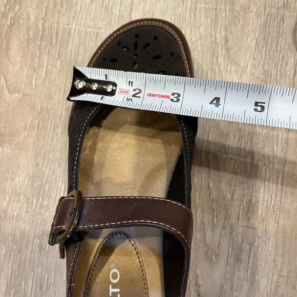 Rialto Comfort Shoes Brown Platform Mules size 8.5 - 9 - Picture 12 of 16